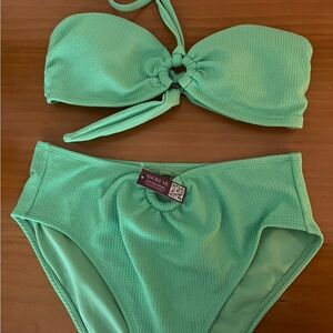 Adore Me Green Bikini Set Great Condition